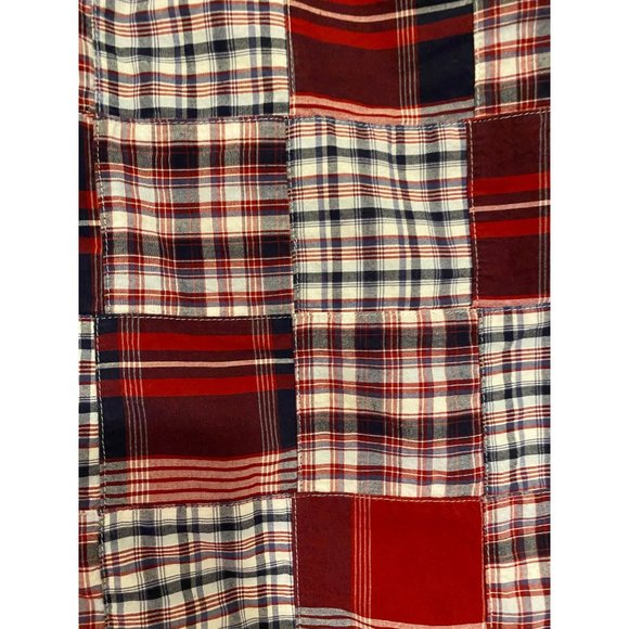 Croft & Barrow Classic Skort Womens US 14 Crab Bake Red Patchwork Stretch Preppy - Picture 5 of 16